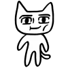 Sticker 😏 𓃠 kitty @emojixoley / marvarto_o 𓃠