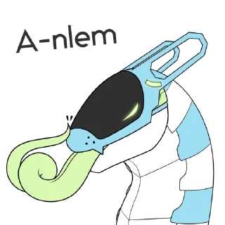 Telegram sticker 😝 Rue the Synth