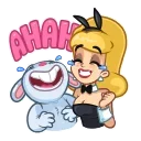 Sticker 😂 Bucky & Becky
