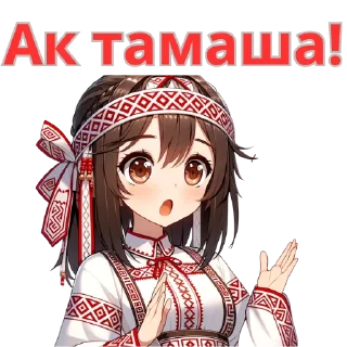 Telegram sticker 😮 Chuvash Anime Here