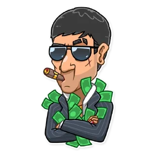 Sticker 🤑 Tony Montana