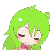 Video sticker 😌 Green Emoji @TgEmojis