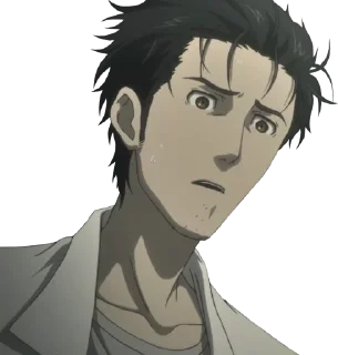 Telegram sticker 😰 Steins;Gate | @StickersOfAstora