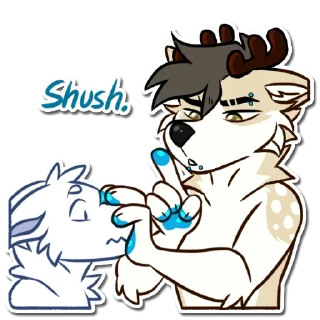 Sticker 🤫 Mönty