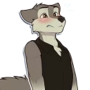 Telegram sticker 😳 Snowcanine