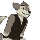 Telegram sticker 😍 Snowcanine