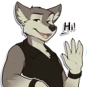 Video sticker 👋 Snowcanine