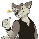 Video sticker 👍 Snowcanine