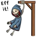 Sticker ☠ Friendly Death