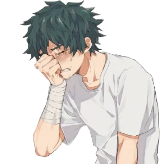 Telegram sticker 😩 MHA @mangaenglish