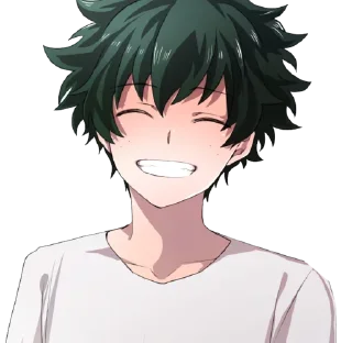 Telegram sticker 😁 MHA @mangaenglish