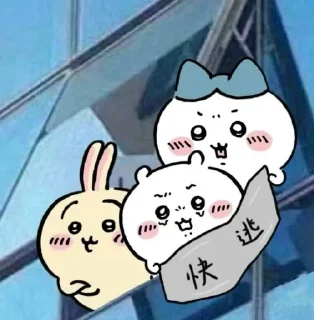 Video sticker ☠️ chiikawa_meme