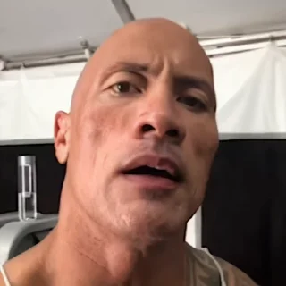 Video sticker 🤨 The Rock @avegeek