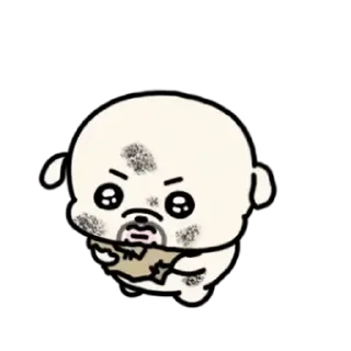 Video sticker ⭐ 왕초 복슬이를 돌봐주실래요? 2 @manbull_sticker_bot