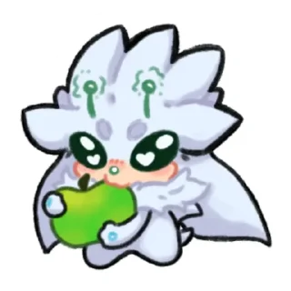 Telegram sticker 🍏 Бяк!