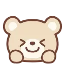 Video sticker 😆 HD pastel bear  ♡  @ririmoji
  by asako (line)