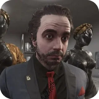 Телеграм стикер 🗿 Михаэль вам не Ася