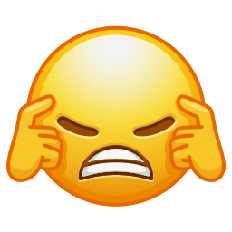 Sticker 🤔 mad @emojique