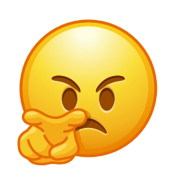 Sticker 🫵 mad @emojique