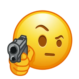 Sticker 🔫 mad @emojique