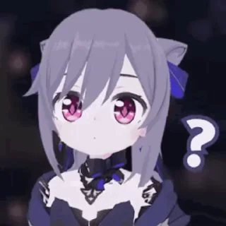 Telegram sticker ❓ Smol Impact | @onishiki