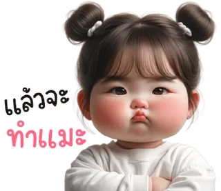 Telegram sticker ⭐ อ้วนน้อยน่ารัก @nenkay_official