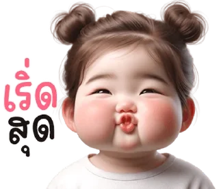 Telegram sticker ⭐ อ้วนน้อยน่ารัก @nenkay_official