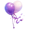 Sticker 🎈 lavender @cute_enot_art