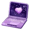 Sticker 💻 lavender @cute_enot_art