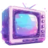 Sticker 📺 lavender @cute_enot_art