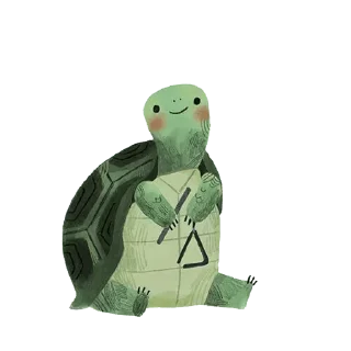 Video sticker 🐢 @wisdom_droplets A Animals — @stckrRobot