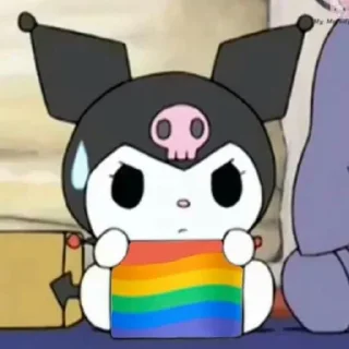Telegram sticker 🍩 my melody and kuromi @STICKIT