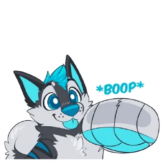 Telegram sticker 👉 Soxie Husky