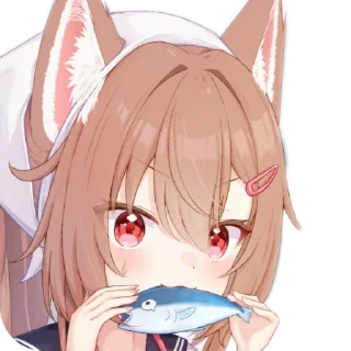 Telegram sticker ❤ 猫猫抱窝/@animeogl🐾