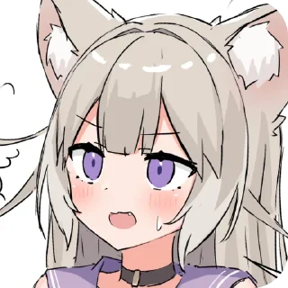 Telegram sticker ❤ 猫猫抱窝/@animeogl🐾