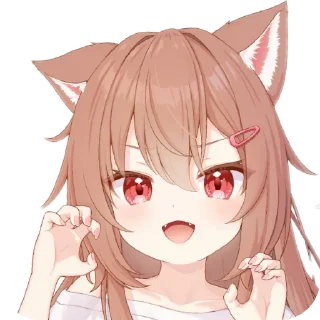 Sticker ❤ 猫猫抱窝/@animeogl🐾