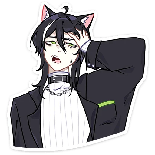 Телеграм стикер 😦 Рен 2 без текста @TgSticker