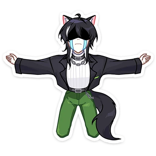 Телеграм стикер 😭 Рен 2 без текста @TgSticker