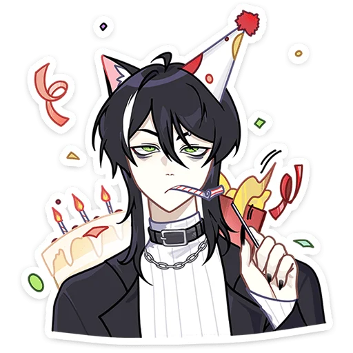 Телеграм стикер 🎉 Рен 2 без текста @TgSticker