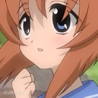 Телеграм стикер 🪓 - ᗷY @ahMshY 𓉮 . Higurashi When They Cry