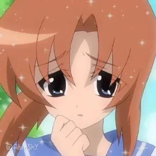 Телеграм стикер 🪓 - ᗷY @ahMshY 𓉮 . Higurashi When They Cry