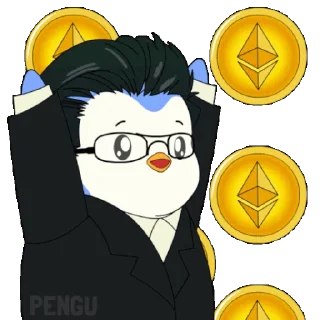 Video sticker 💸 Ethereum @PudgyPenguins