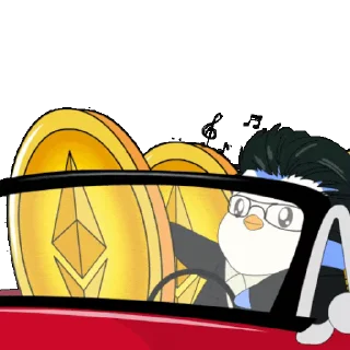 Video sticker 💸 Ethereum @PudgyPenguins