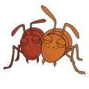 Telegram sticker ☺️ The ants DNTworry