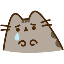 Telegram sticker 😢 It's Pusheen! 🫶  @Pusheen_Stikers