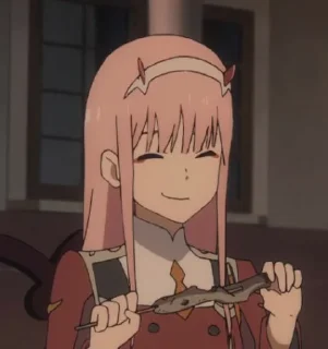 Telegram sticker 🌷 Zero two punya Ziro