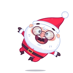 Telegram sticker 🕺 Santa
