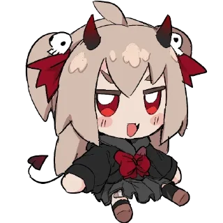 Sticker 😈 evilSoCute By: @EvilNeuroSama