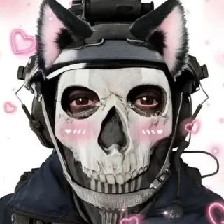 Telegram sticker 🥰 Ghost | COD :: @fStikBot