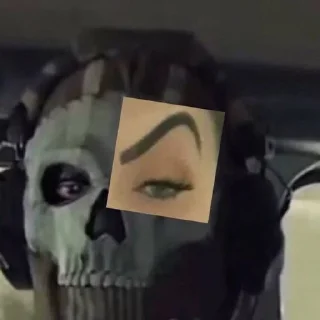 Video sticker 🤨 Ghost | COD :: @fStikBot